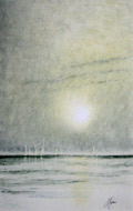 A George Fanshawe pastel landscape
